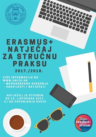 Erasmus+ natječaj za stručnu praksu 