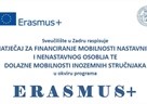 Erasmus+ natječaj za nastavnike i nenastavno osoblje za ljetni semestar akademske godine 2017./2018.