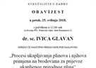 Nastupno predavanje - dr. sc. Ivica Glavan