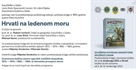 Predstavljanje proširenog izdanja knjige Petra Kuničića iz 1893. godine "Hrvati na ledenom moru" i izložba o ekspediciji i o hrvatskim pomorcima, istraživačima Arktika