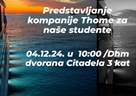 Predstavljanje kompanije Thome