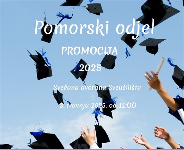 Svečana promocija studenata Pomorskoj odjela