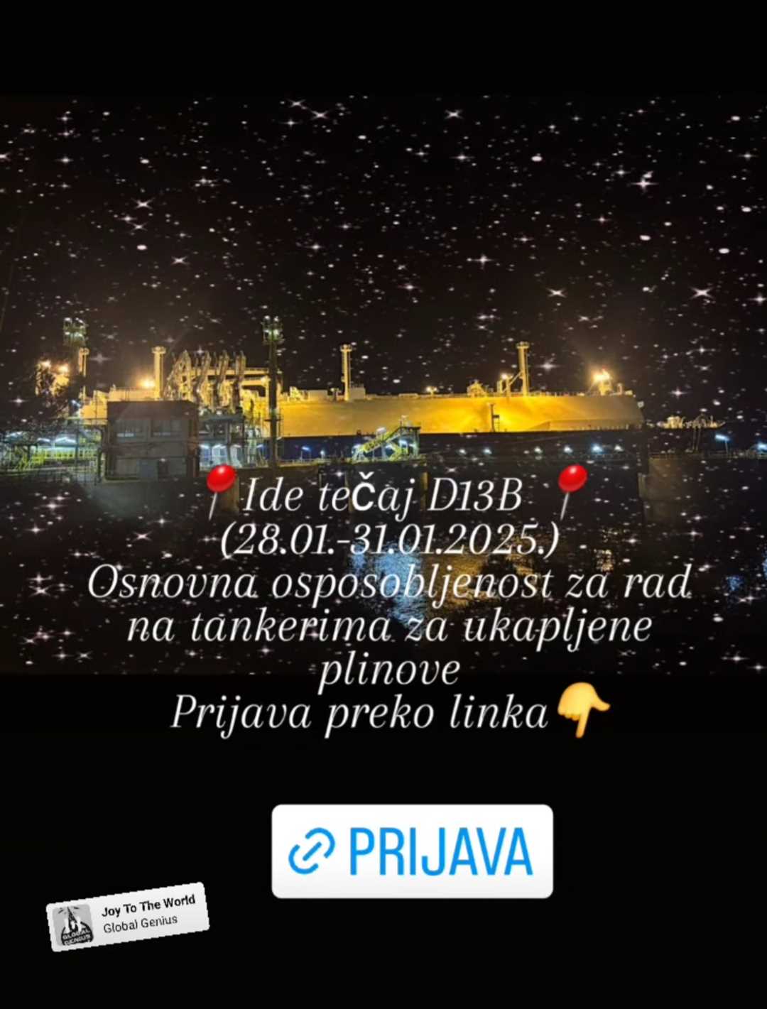 D13B Osnovna osposobljenost za rad na tankerima za ukapljene plinove
