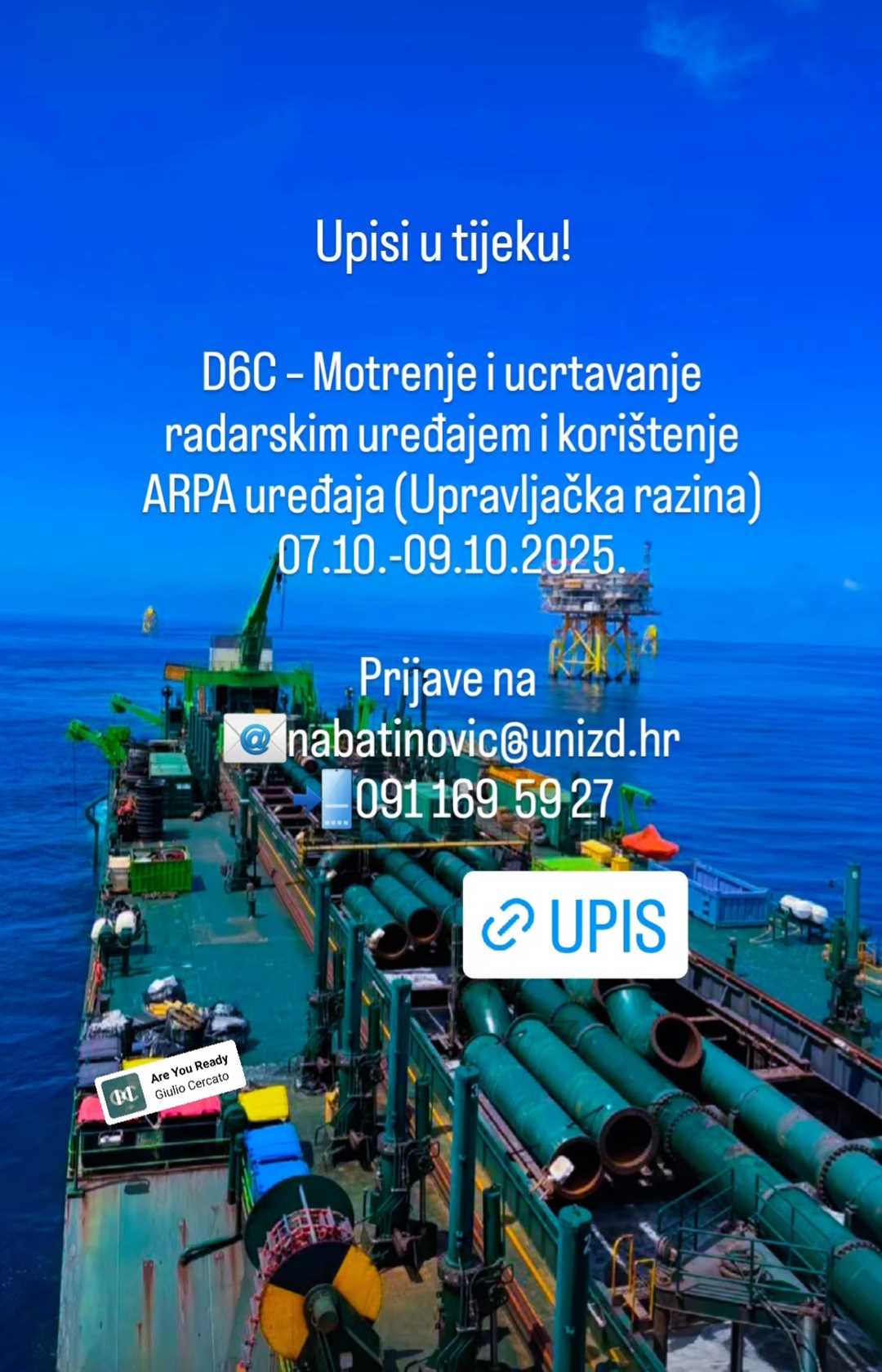 Tečaj D6C - upisi u tijeku